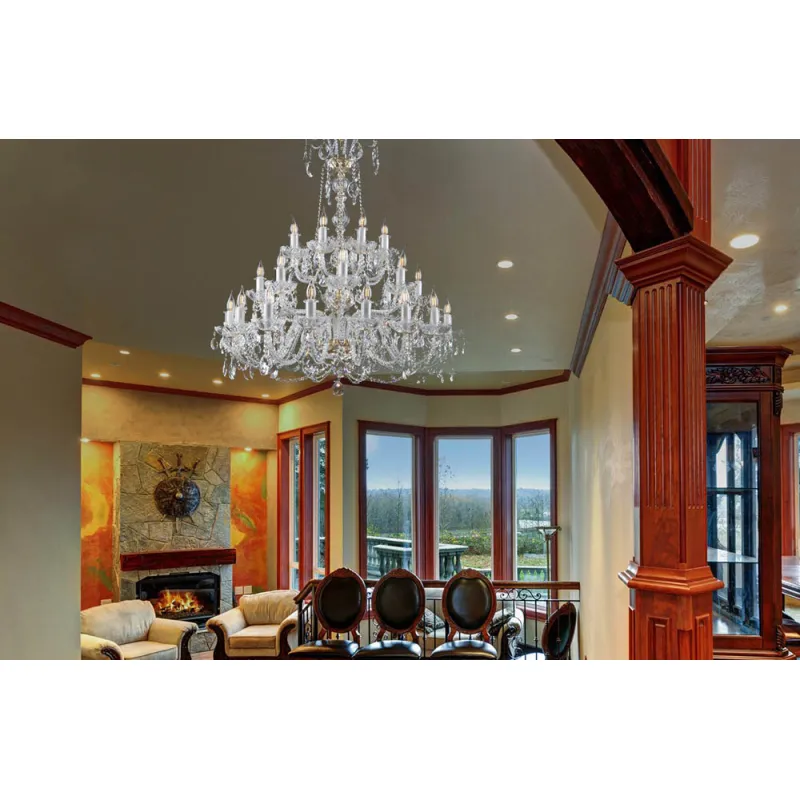 Candelabru Cristale, lux, Bohemia, E14, EL0101023201PB, Crystal