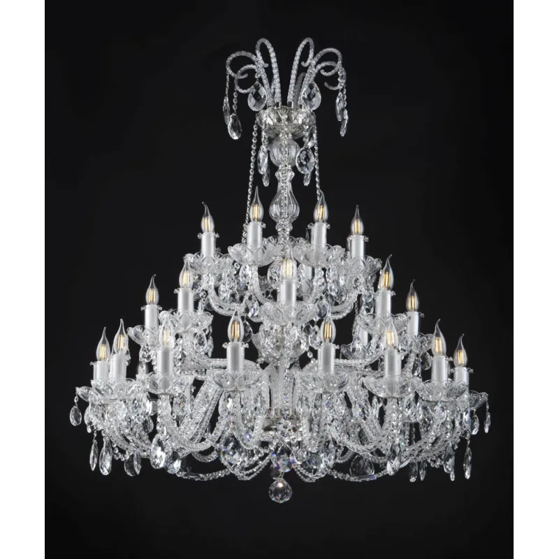 Candelabru Cristale, lux, Bohemia, E14, EL0101023201PB, Crystal