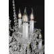 Candelabru Cristale, lux, Bohemia, E14, EL0101023201PB, Crystal
