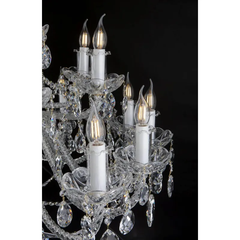 Candelabru Cristale, Bohemia, E14, EL0101072801PB, Crystal