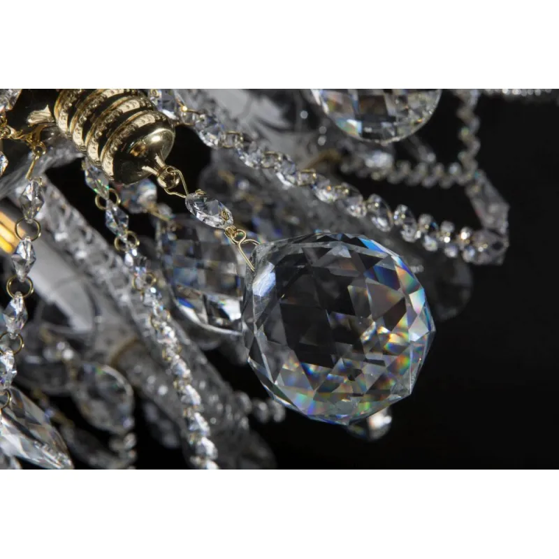 Candelabru Cristale, Bohemia, E14, EL0101072801PB, Crystal