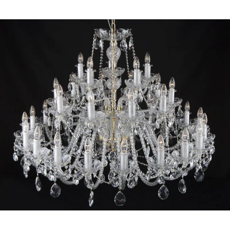 Candelabru Cristale, lux, Bohemia, E14, EL0101073501PB, Crystal