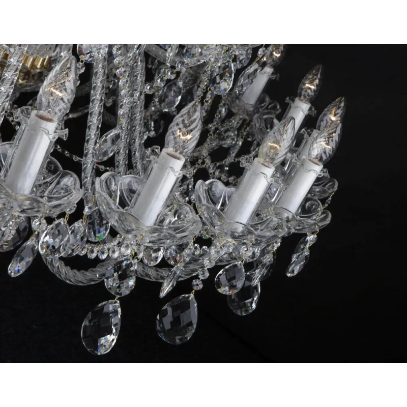 Candelabru Cristale, lux, Bohemia, E14, EL0101073501PB, Crystal