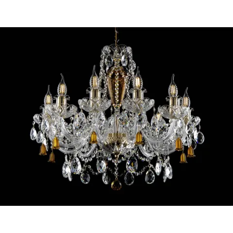 Candelabru Cristale, Bohemia, E14, EL01010912201-2BELLS PB, Crystal