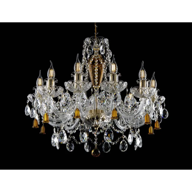 Candelabru Cristale, Bohemia, E14, EL01010912201-2BELLS PB, Crystal