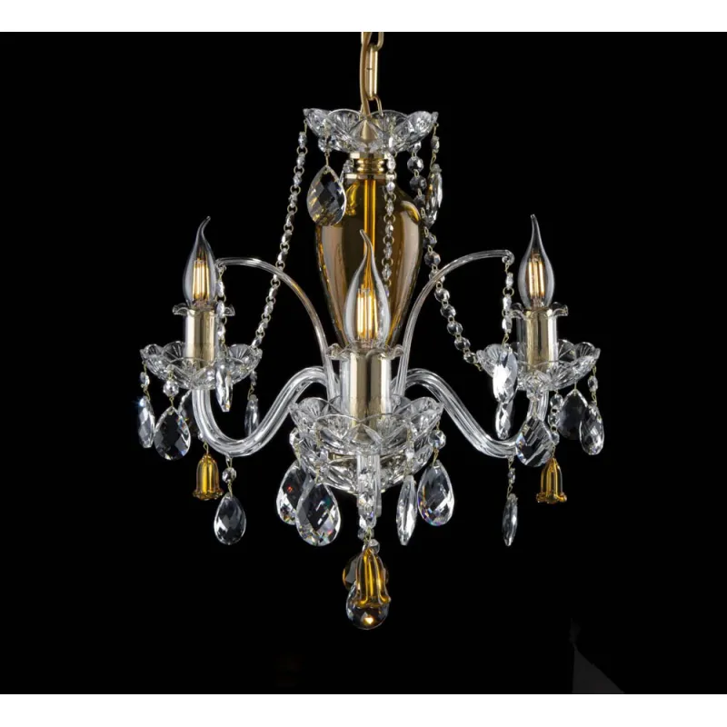 Candelabru Cristale, Bohemia, E14, EL0101093201-2BELLS PB, Crystal