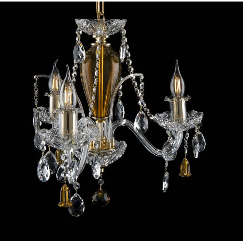 Candelabru Cristale, Bohemia, E14, EL0101093201-2BELLS PB, Crystal