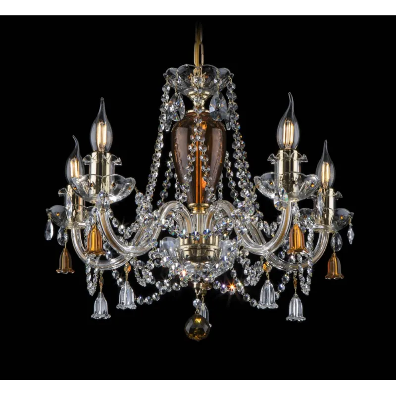 Candelabru Cristale, Bohemia, E14, EL0101095202-2, Crystal