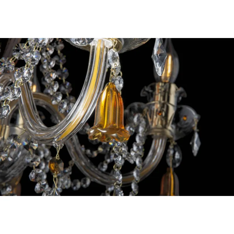 Candelabru Cristale, Bohemia, E14, EL0101095202-2, Crystal
