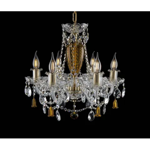 Candelabru Cristale, Bohemia, E14, EL0101096201-2BELLS PB, Crystal