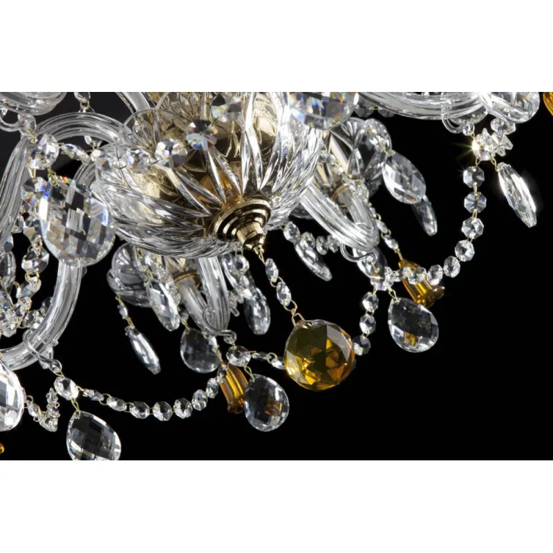 Candelabru Cristale, Bohemia, E14, EL0101098201-2BELLS PB, Crystal