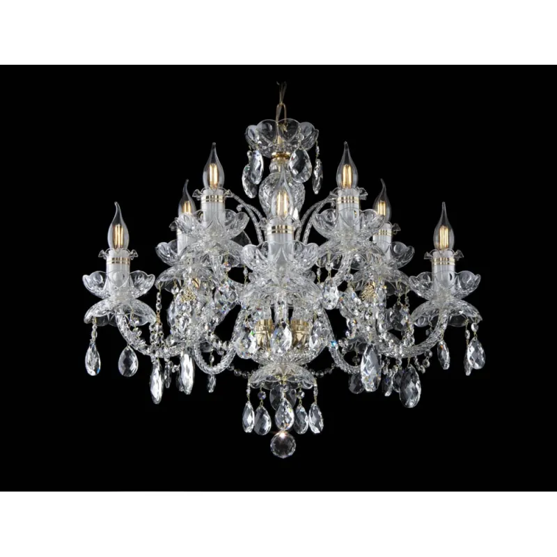 Candelabru Cristale, Bohemia, E14, EL0101101041PB, Crystal