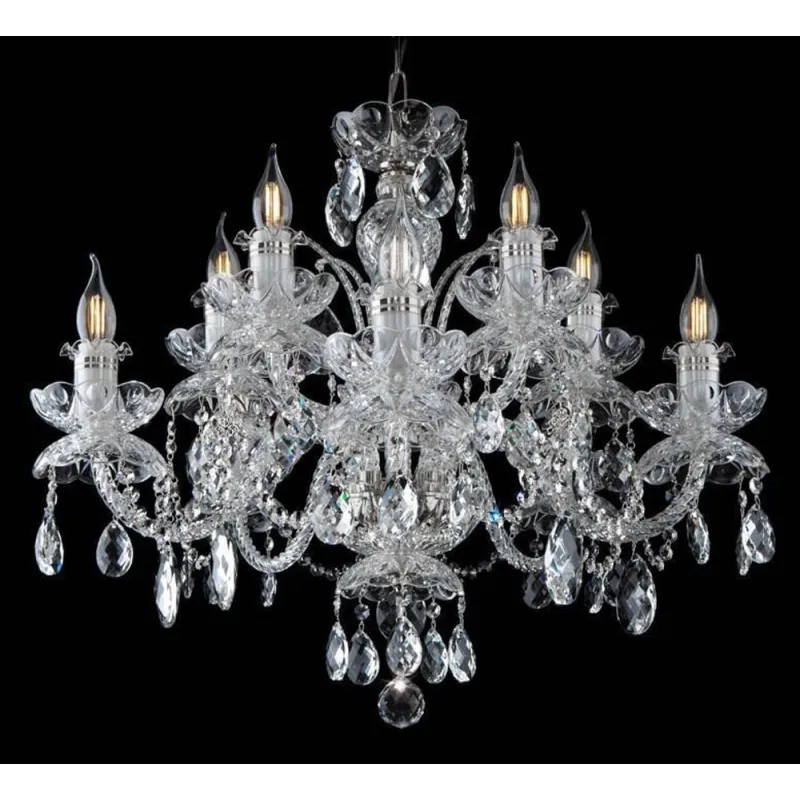 Candelabru Cristale, Bohemia, E14, EL0101101041PB, Crystal
