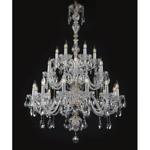 Candelabru Cristale, Bohemia, E14, EL0101122402PB, Crystal