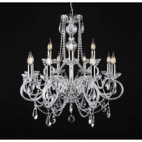 Candelabru Cristale, Bohemia, E14, EL0101138+4+409PB, Crystal