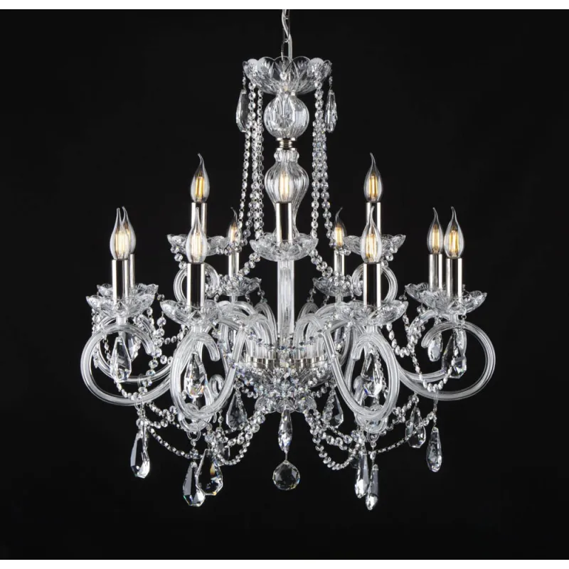 Candelabru Cristale, Bohemia, E14, EL0101138+4+409PB, Crystal