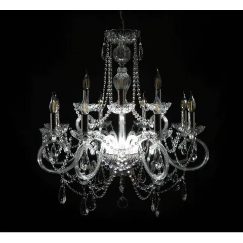 Candelabru Cristale, Bohemia, E14, EL0101138+4+409PB, Crystal