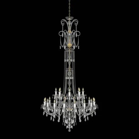 Candelabru Cristale, large, Bohemia, E14, EL0101172404PB, Crystal