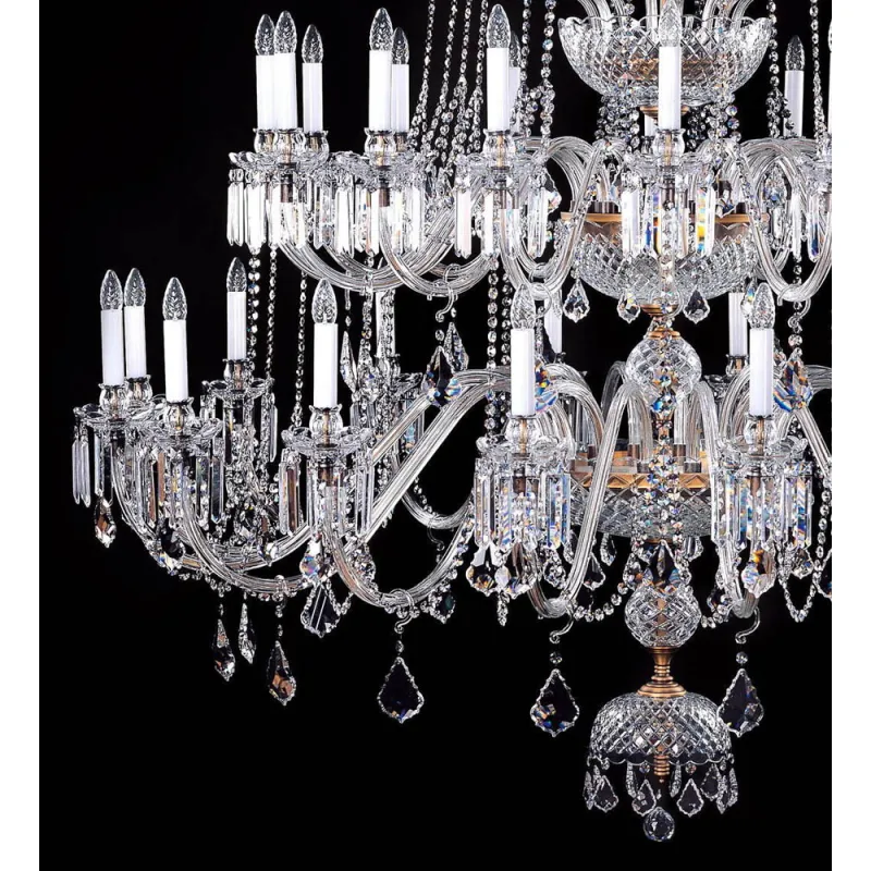 Candelabru Cristale, lux PT, Bohemia, E14, EL0101184004, Crystal