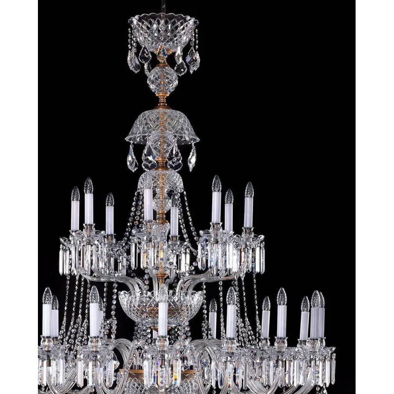 Candelabru Cristale, lux PT, Bohemia, E14, EL0101184004, Crystal