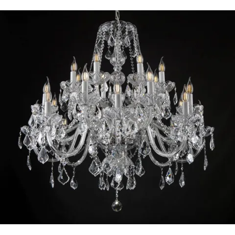 Candelabru Cristale, Bohemia, E14, EL01011916+804PB, Crystal