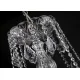 Candelabru Cristale, Bohemia, E14, EL01011916+804PB, Crystal