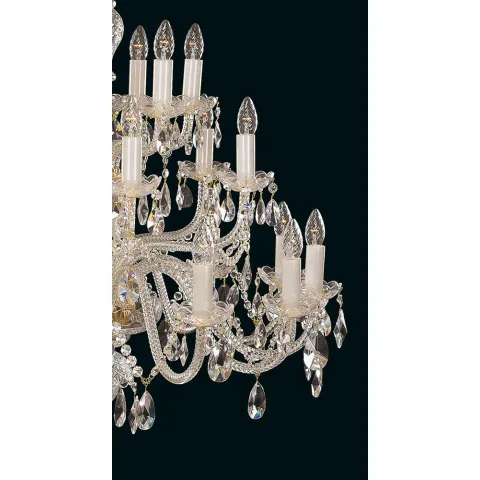 Candelabru Cristale, large, Bohemia, E14, EL0101202402, Crystal