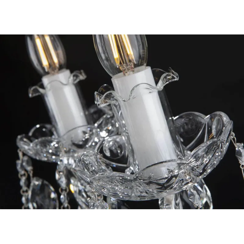 Candelabru Cristale, Bohemia, E14, EL010120801PB, Crystal