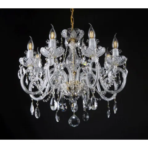 Candelabru Cristale, Bohemia, E14, EL010122802PB, Crystal