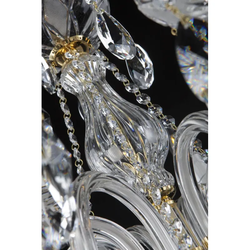 Candelabru Cristale, Bohemia, E14, EL010122802PB, Crystal