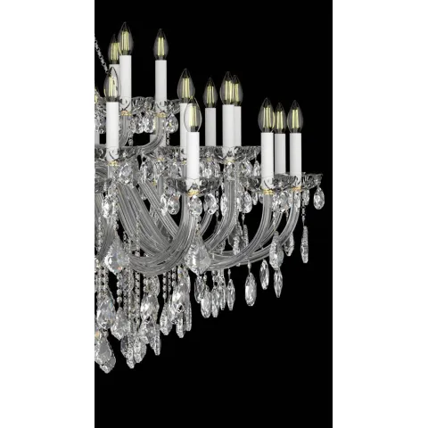 Candelabru Cristale, Bohemia, E14, EL0101284004PB, Crystal