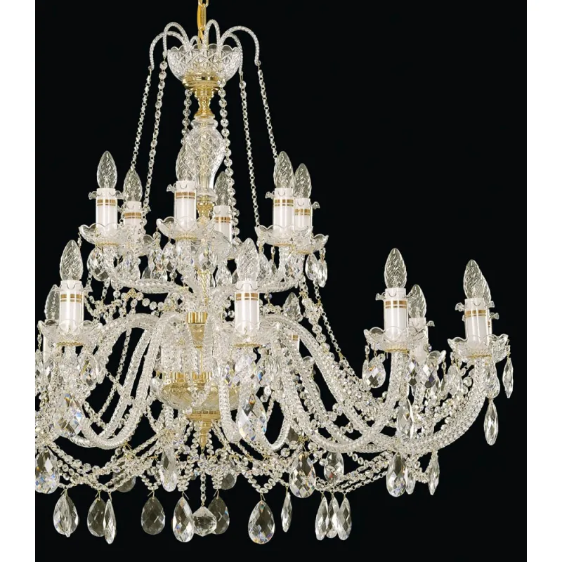 Candelabru Cristale, Bohemia, E14, EL0101301801, Crystal