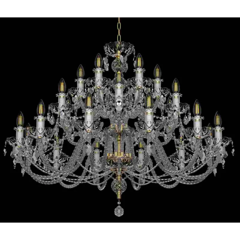 Candelabru Cristale, Bohemia, E14, EL0101302401PB, Crystal