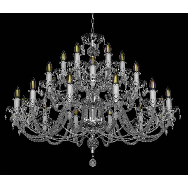 Candelabru Cristale, Bohemia, E14, EL0101302401PB, Crystal
