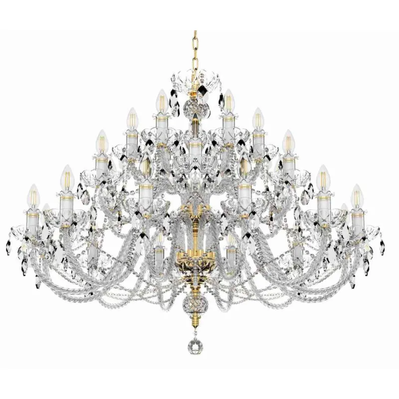 Candelabru Cristale, Bohemia, E14, EL0101302401PB, Crystal