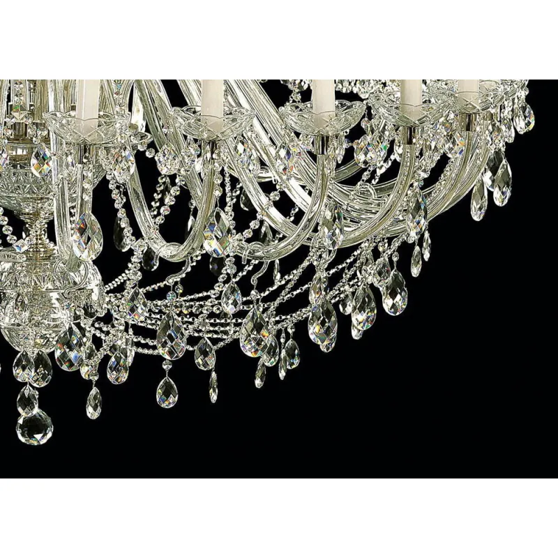 Candelabru Cristale, large, Bohemia, E14, EL0101304801, Crystal