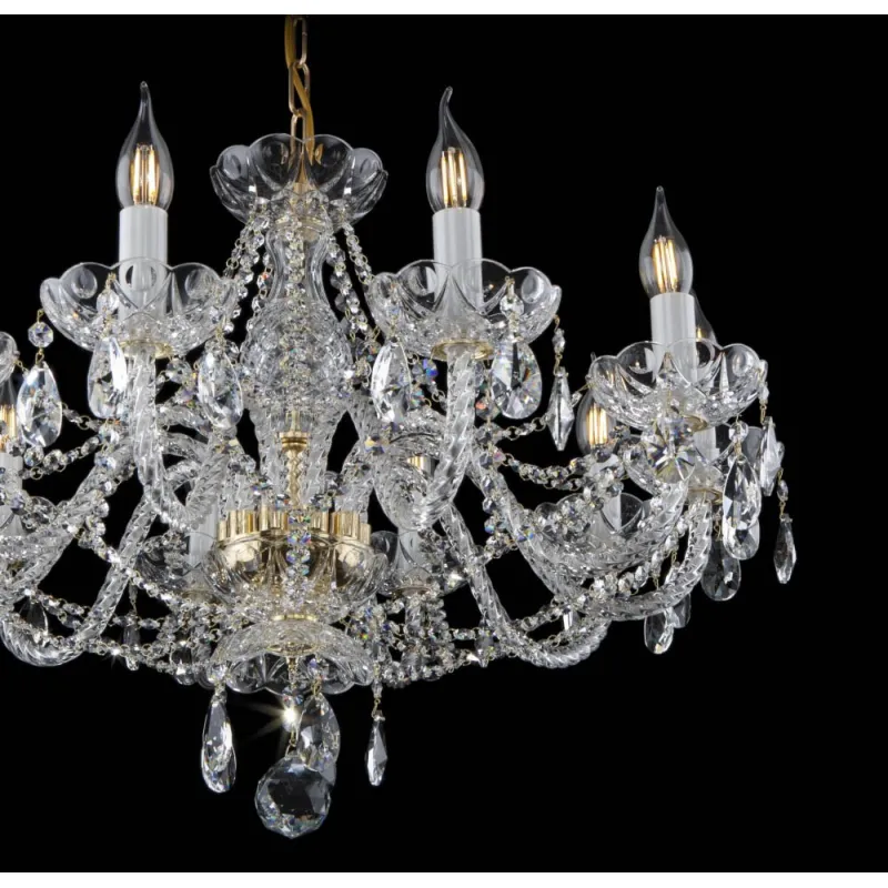 Candelabru Cristale, Bohemia, E14, EL01013210021PB, Crystal
