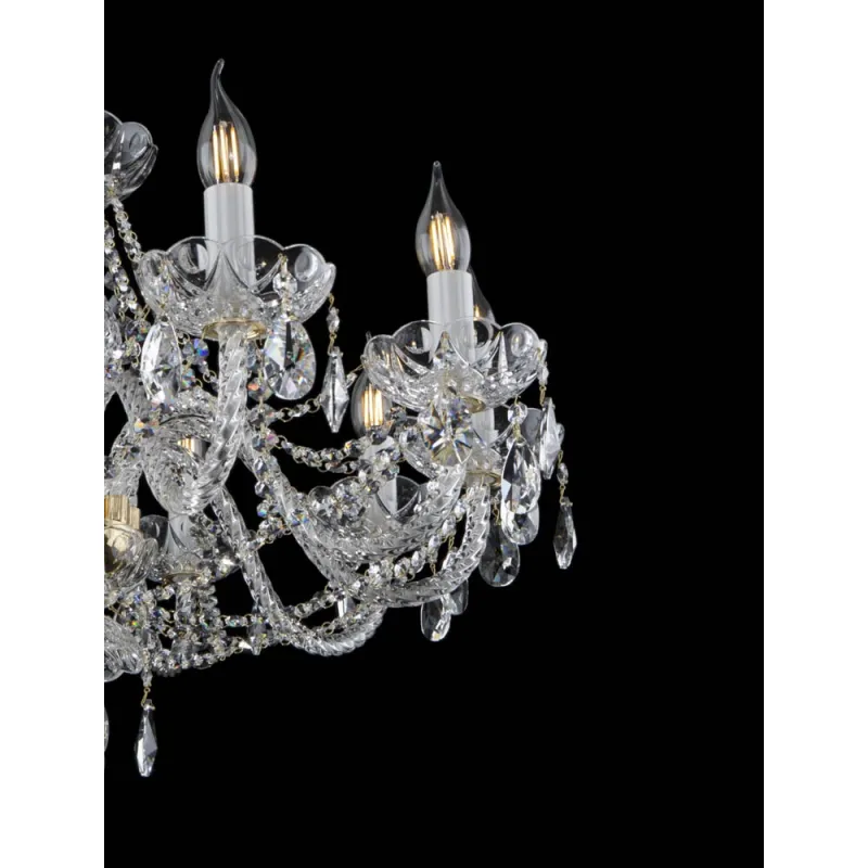 Candelabru Cristale, Bohemia, E14, EL01013210021PB, Crystal