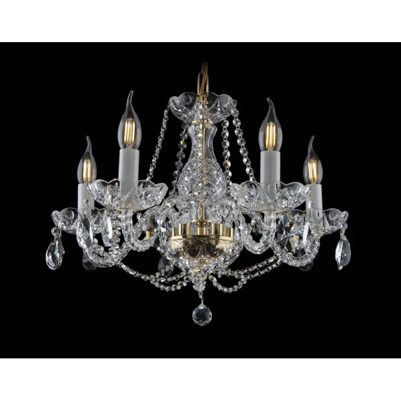 Candelabru Cristale, Bohemia, E14, EL0101325021PB, Crystal