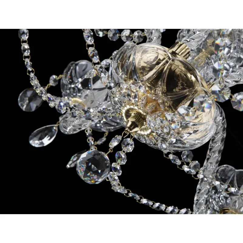 Candelabru Cristale, Bohemia, E14, EL0101325021PB, Crystal