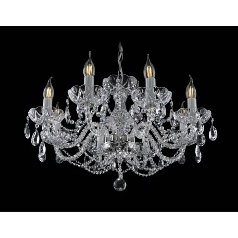 Candelabru Cristale, Bohemia, E14, EL0101328021PB, Crystal