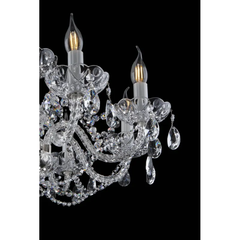 Candelabru Cristale, Bohemia, E14, EL0101328021PB, Crystal