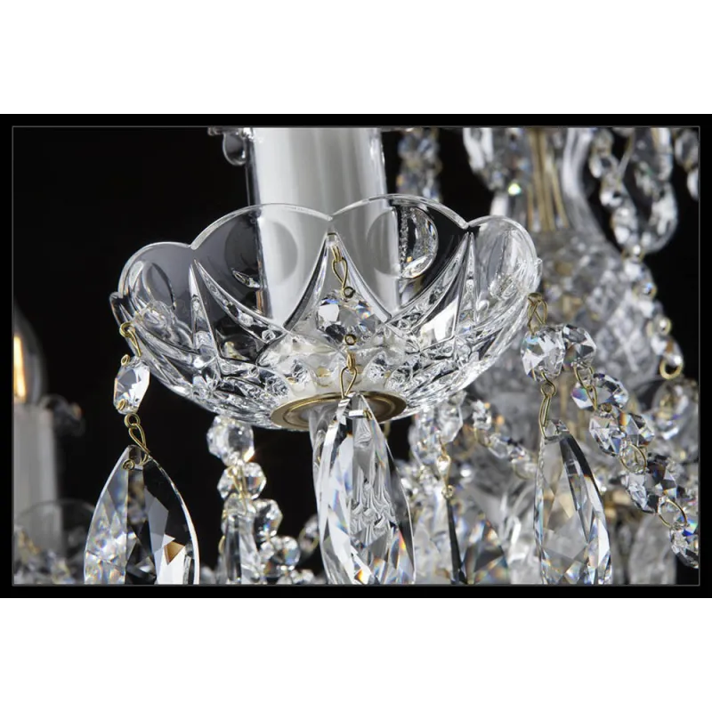 Candelabru Cristale, Bohemia, E14, EL0101328021PB, Crystal