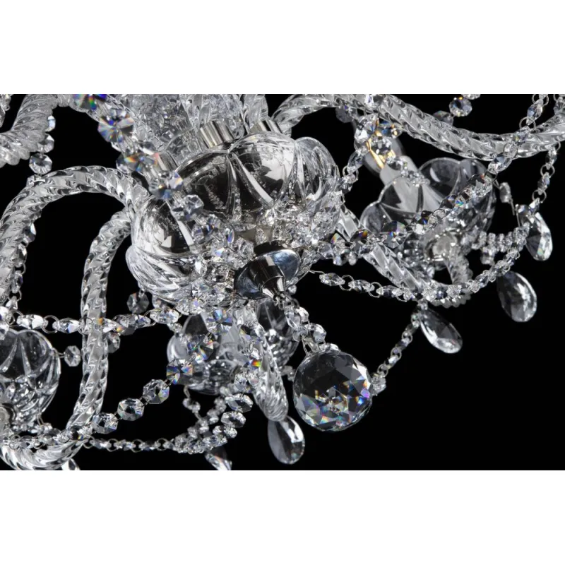 Candelabru Cristale, Bohemia, E14, EL0101328021PB, Crystal