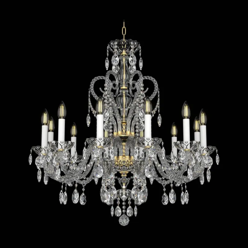 Candelabru Cristale, Bohemia, E14, EL0101381201PB, Crystal