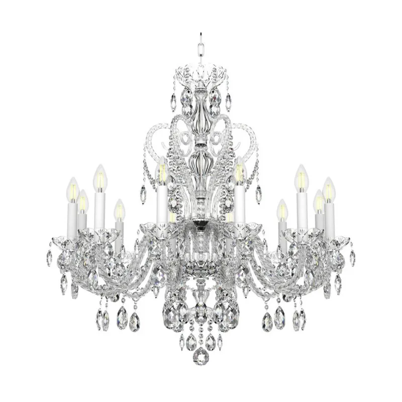 Candelabru Cristale, Bohemia, E14, EL0101381201PB, Crystal