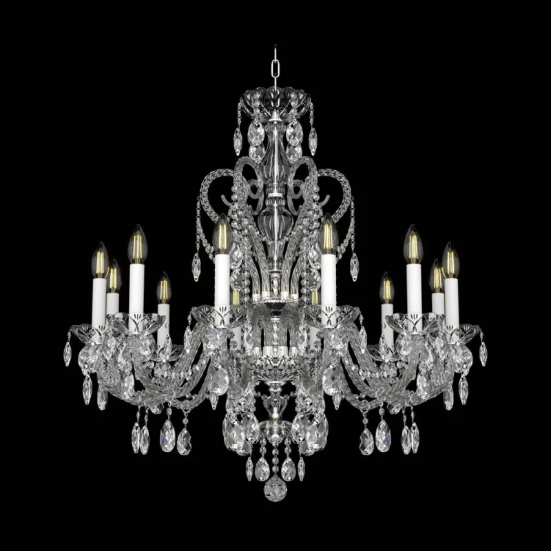 Candelabru Cristale, Bohemia, E14, EL0101381201PB, Crystal