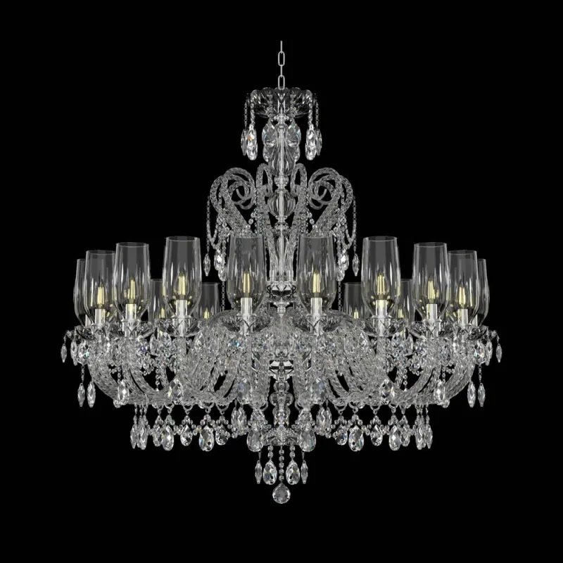 Candelabru Cristale, lux, Bohemia, E14, EL0101382001AB3TPB, Crystal