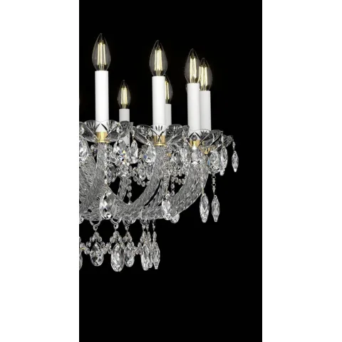 Candelabru Cristale, Bohemia, E14, EL0101382001PB, Crystal