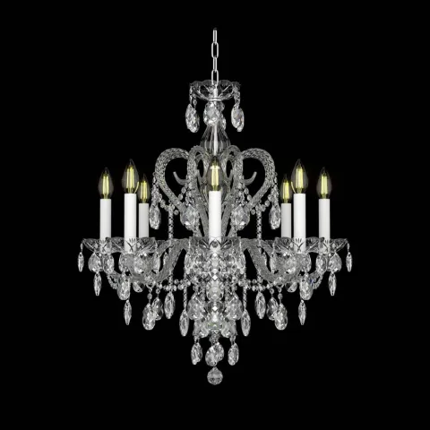 Candelabru Cristale, Bohemia, E14, EL010138801PB, Crystal